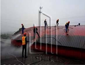 企业厂房彩钢瓦环保清洗