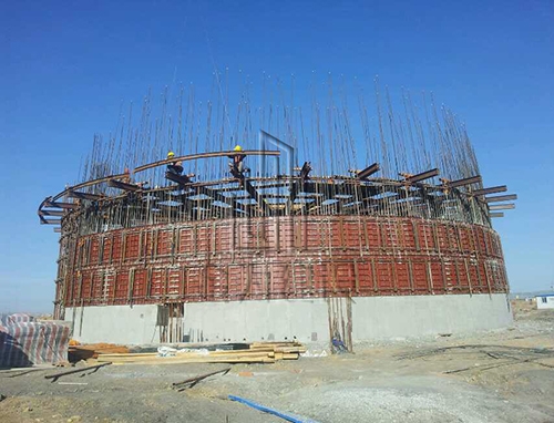 烟囱施工安装辐射粱